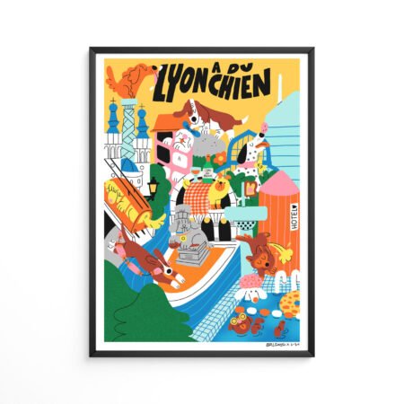 affiche lyon a du chien