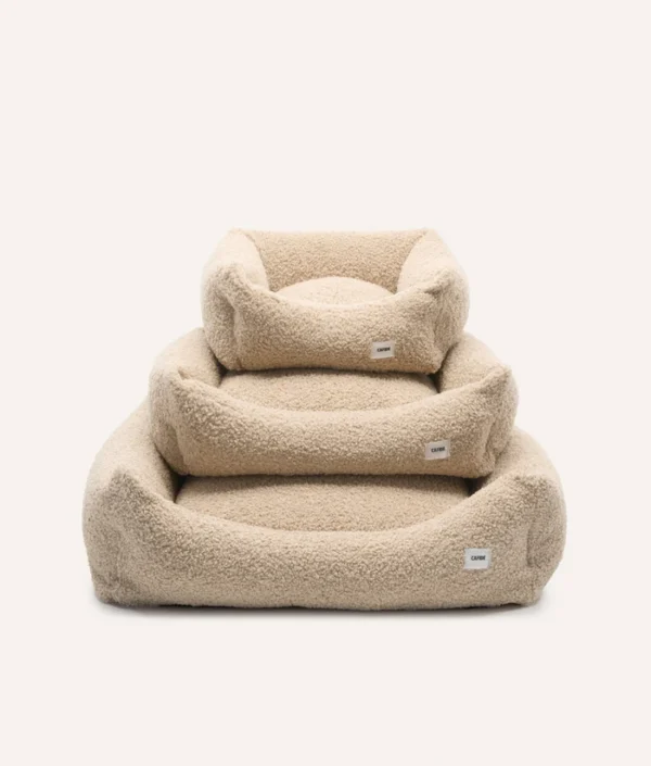 Lit Snozy en effet bouclette beige – Image 4
