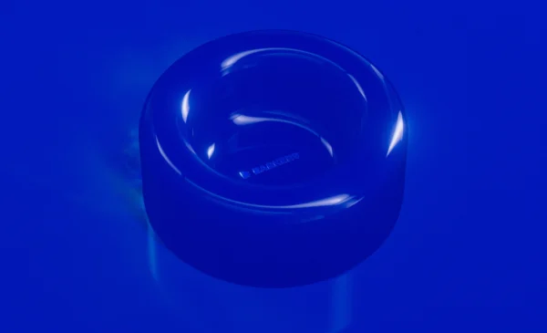 Gamelle en acrylique bleu – Image 3