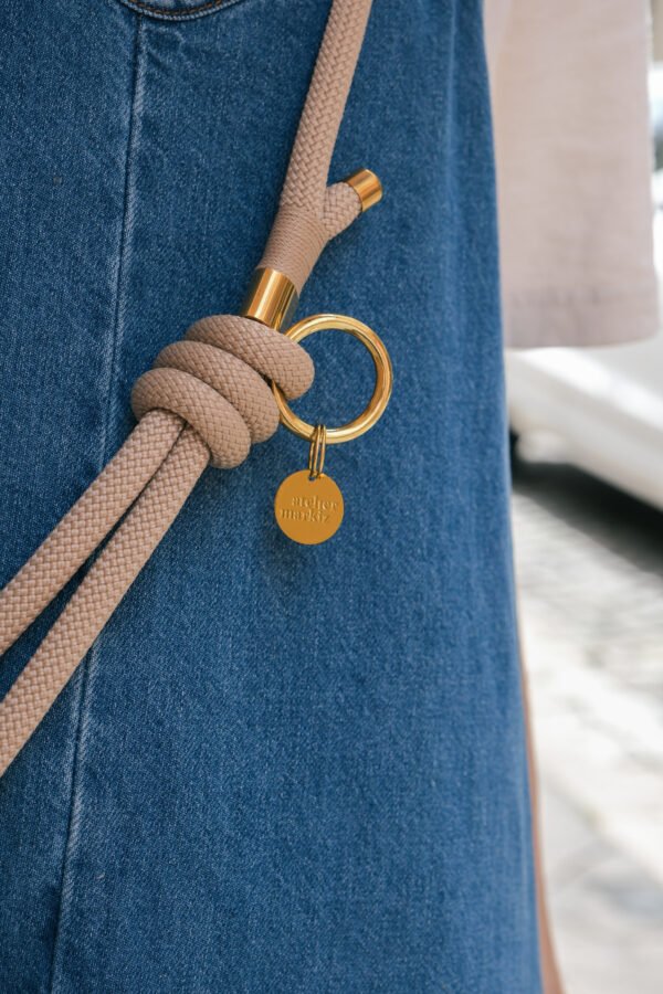 Laisse en corde Latte – Image 3