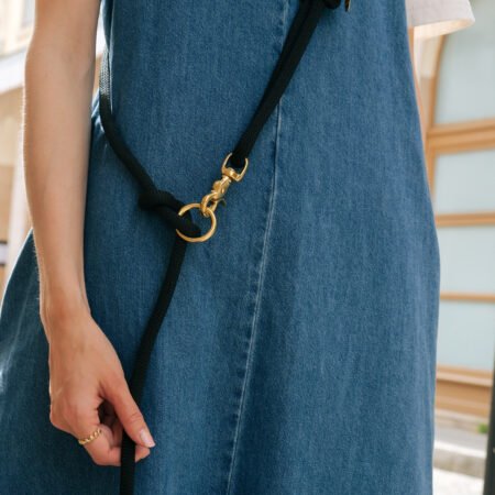 Laisse en corde Cobalt