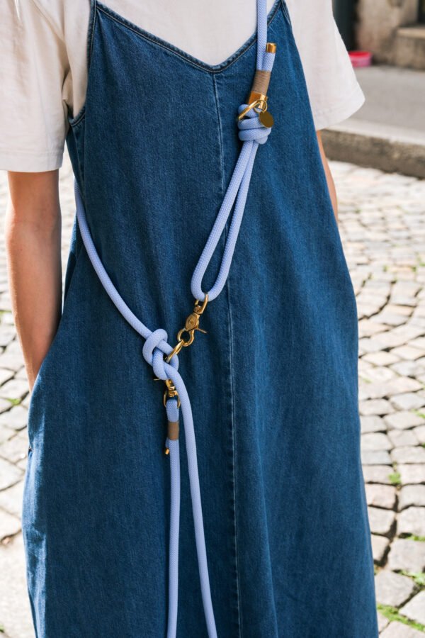 Laisse en corde Bleu polaire