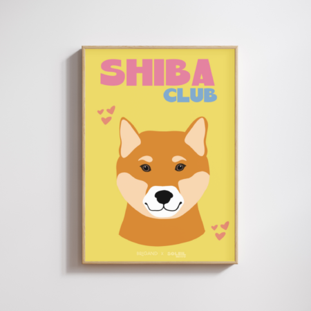 Affiche « Shiba Club »