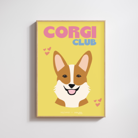 Affiche « Corgi Club »