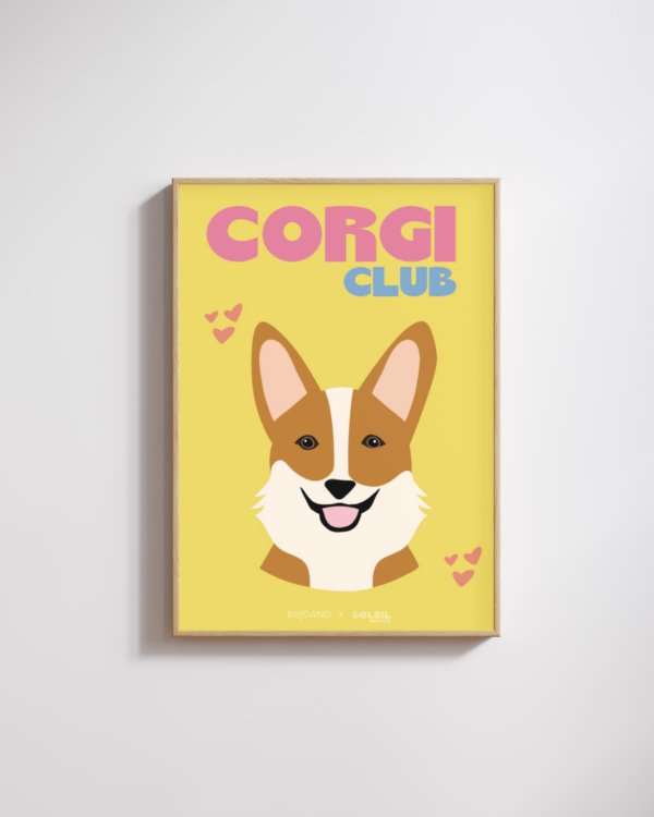 Affiche « Corgi Club »