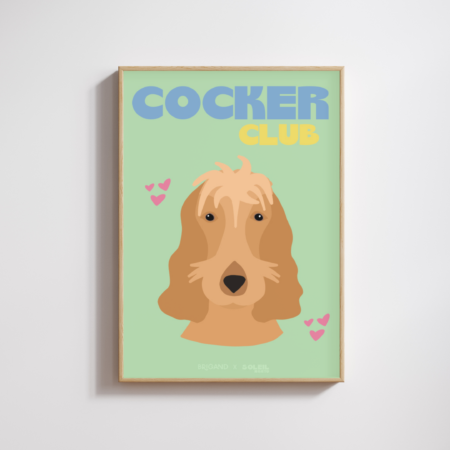 Affiche « Cocker Club »