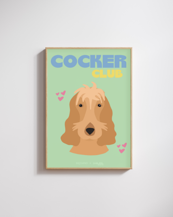 Affiche « Cocker Club »