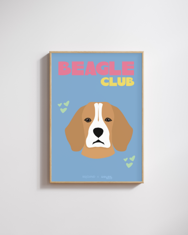 Affiche « Beagle Club »