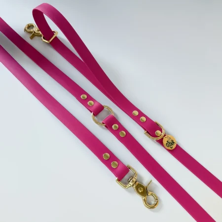Laisse multi-positions imperméable <br>Magenta
