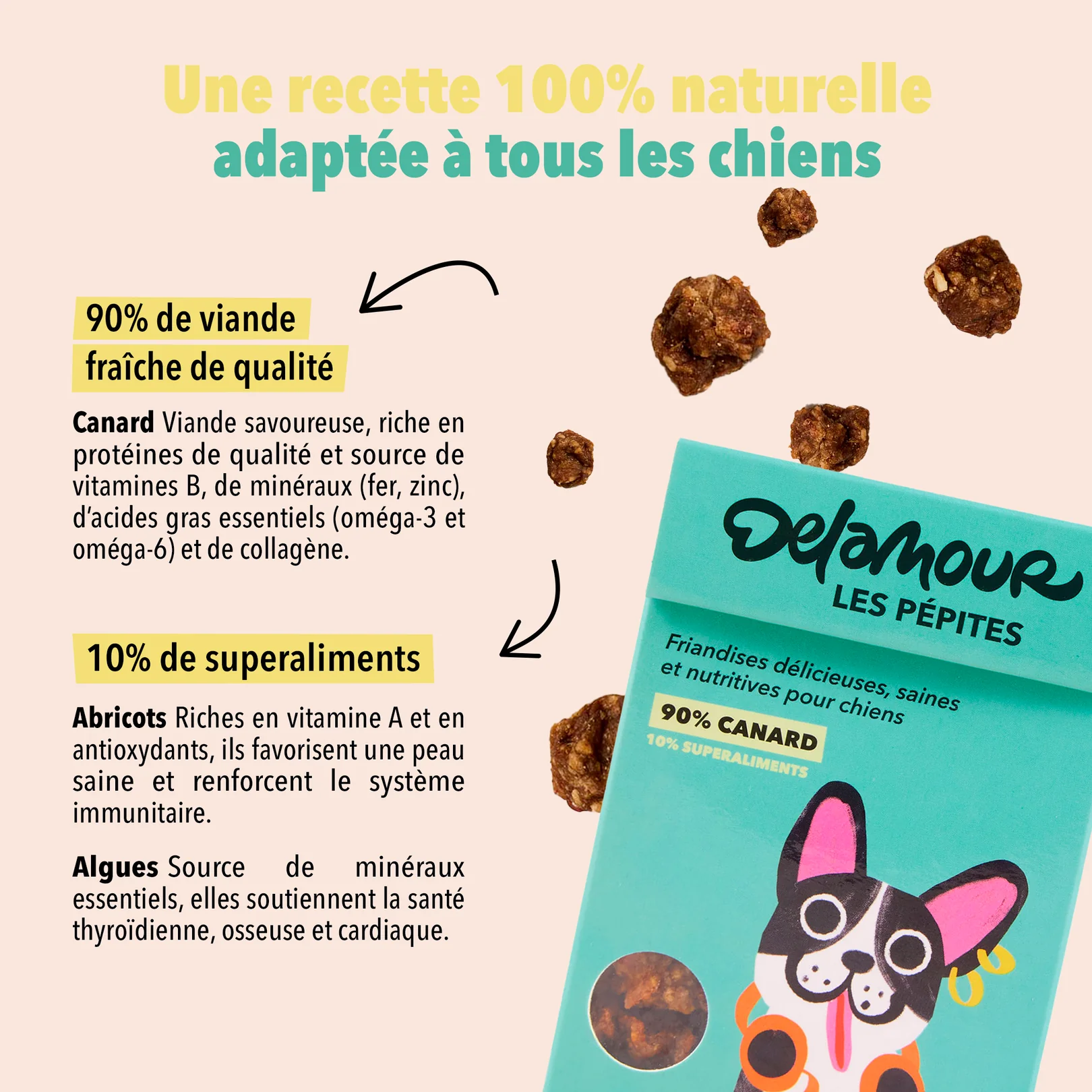 Friandises 100% naturelles au canard – Image 3