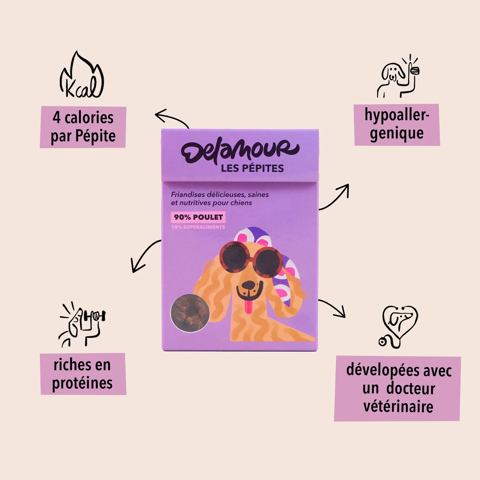 Friandises 100% naturelles au poulet – Image 2