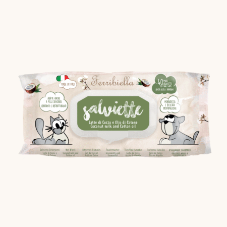Lingettes nettoyantes Lait de coco <br> & Huile de coton