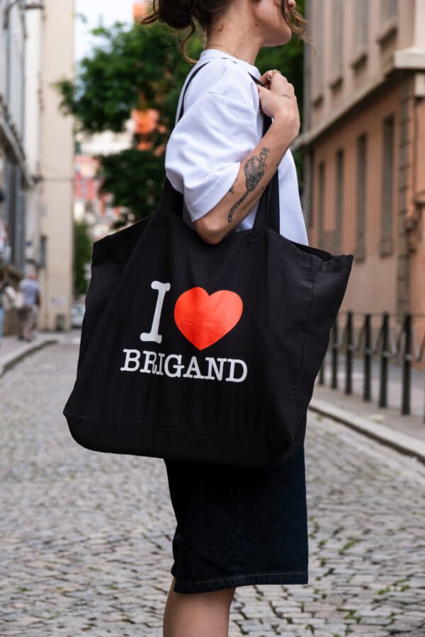 Tote bag I ❤️ Brigand – Image 2