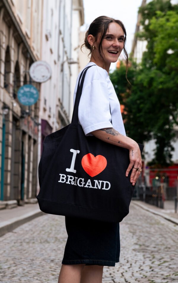 Tote bag I ❤️ Brigand