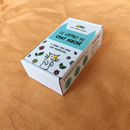 Coffret du chat perché (herbes bio à chat)