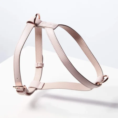 Harnais en cuir vegan Rose pâle