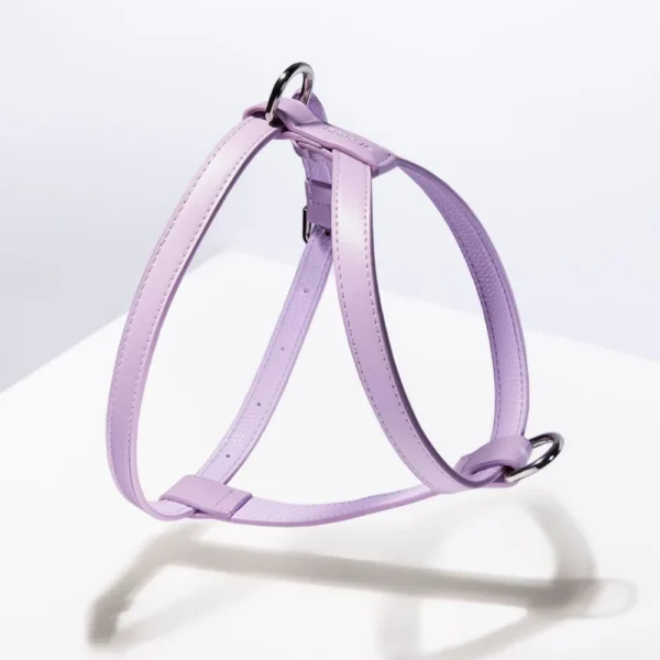 Harnais en cuir vegan Lilas