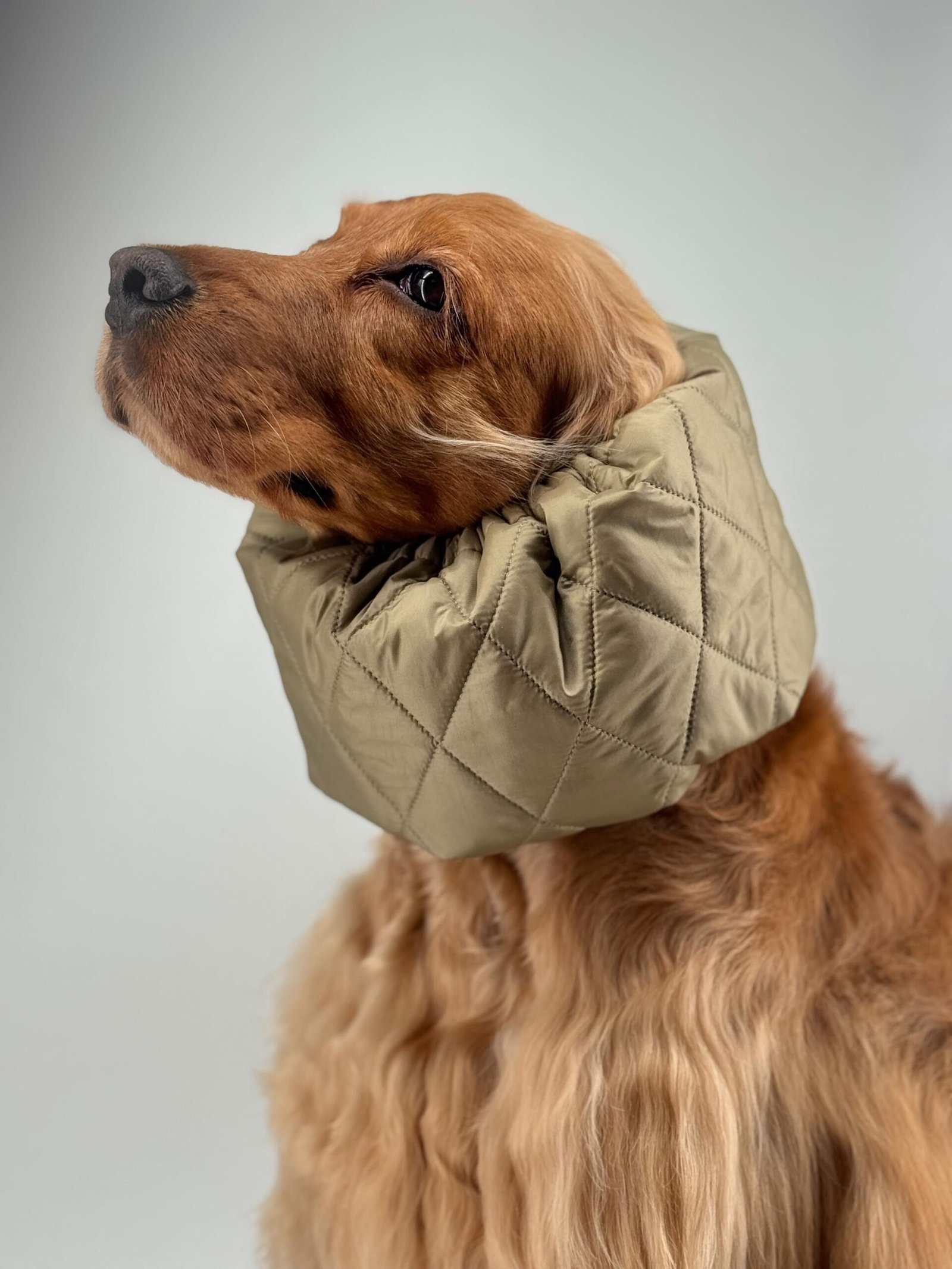 Snood doudoune réversible Kaki – Image 3