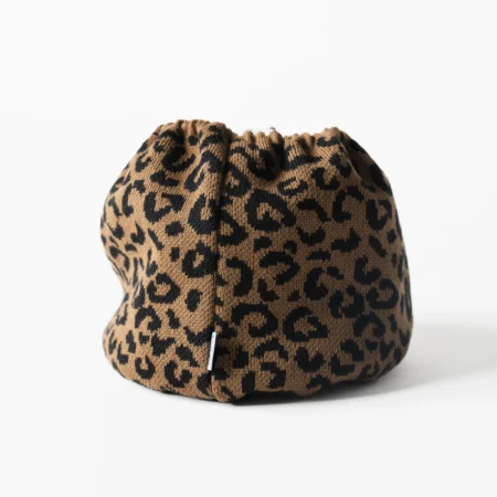 Snood tricoté léopard