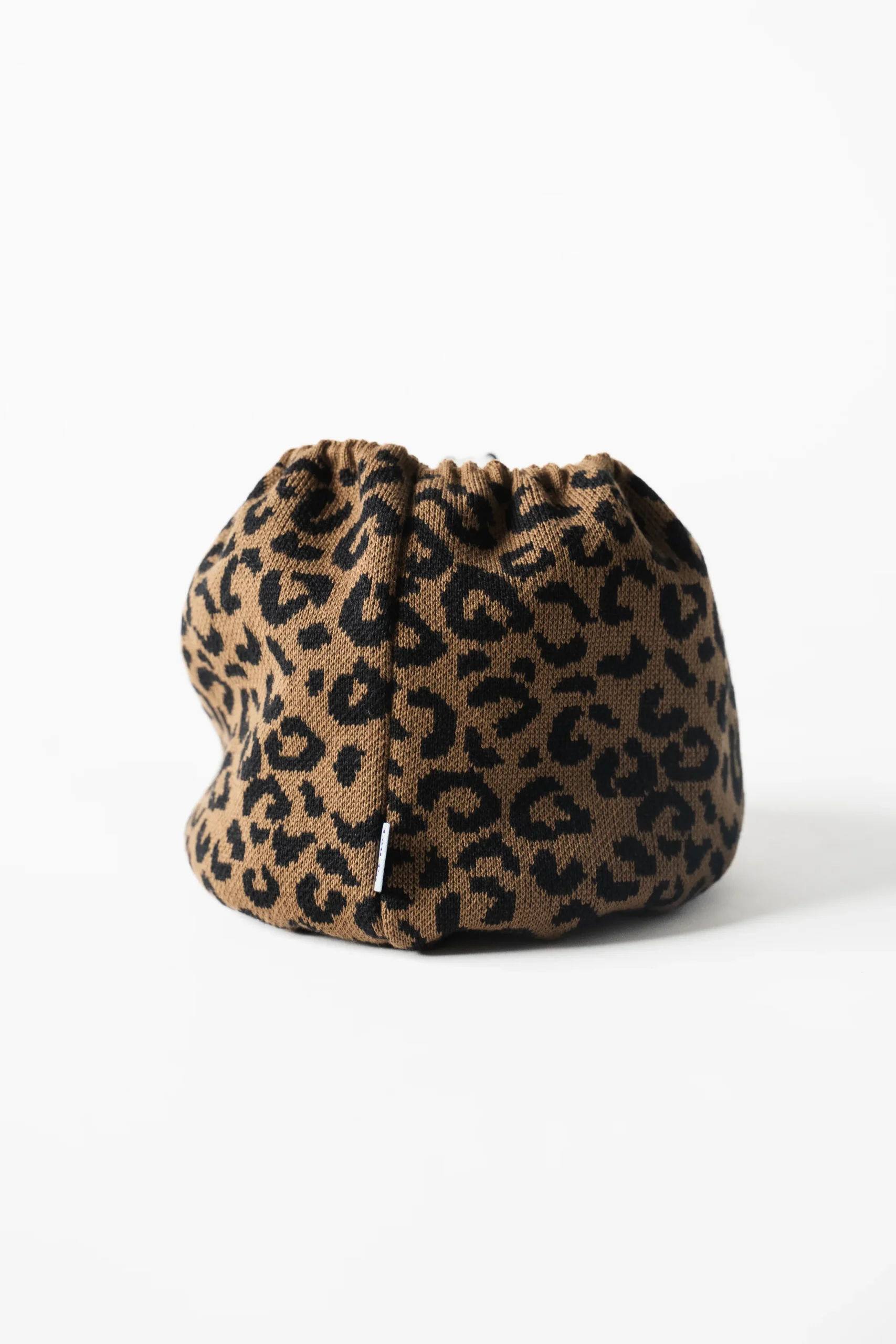 Snood tricoté léopard