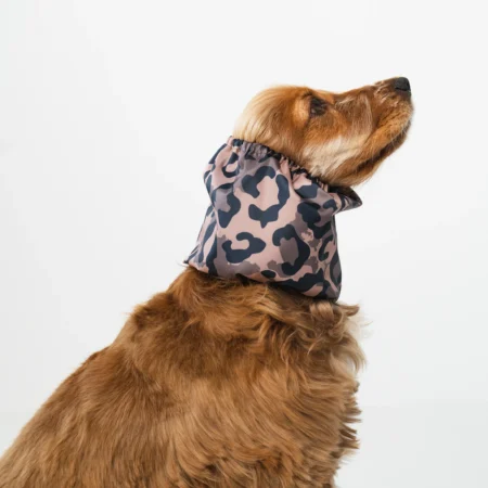 Snood imperméable léopard