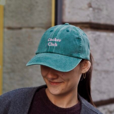 Casquette Cocker Club - Édition vintage verte