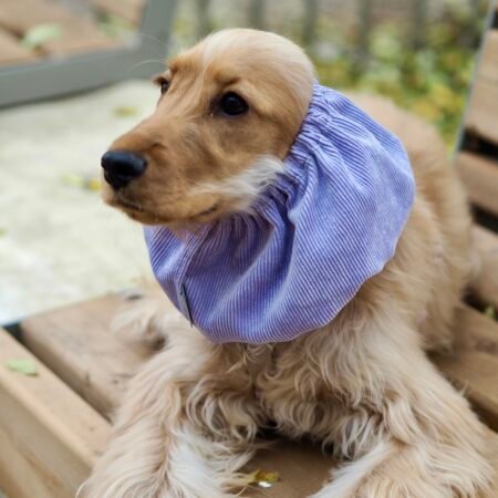 Snood en velours côtelé Lilas