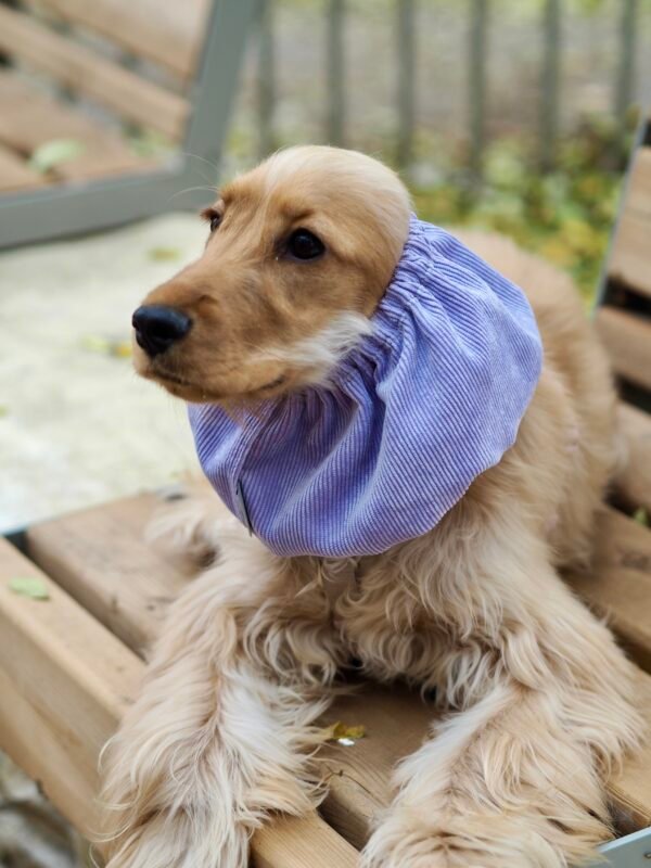 Snood en velours côtelé Lilas