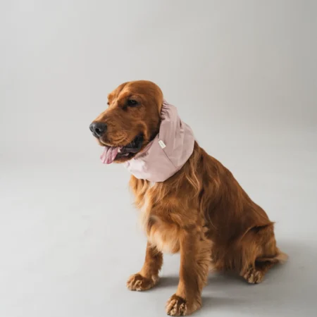 Snood imperméable rose