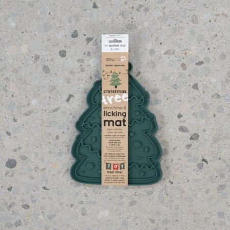 Tapis de léchage avec spatule <br> Sapin de Noël