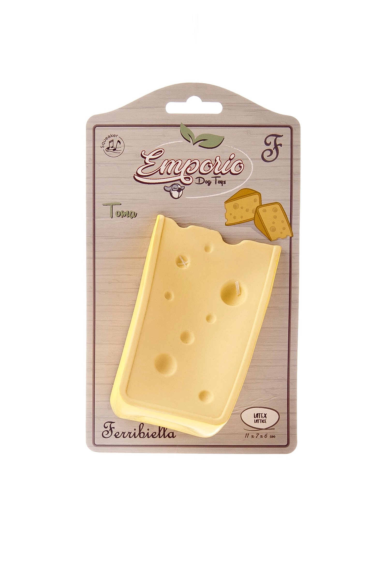 Jouet en latex Fromage – Image 2