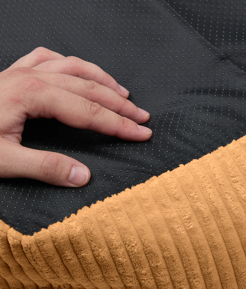 Panier en velours côtelé moutarde – Image 6