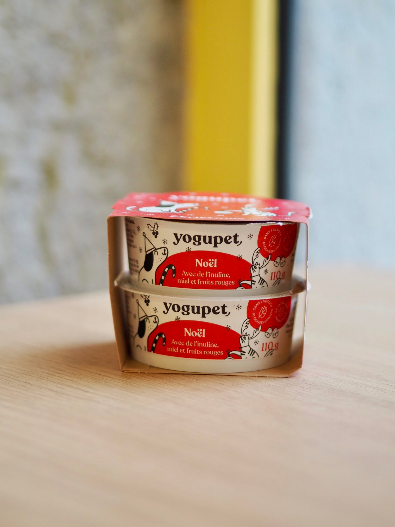 Yaourts Miel & Fruits rouges - Édition de Noël