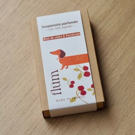 Suspension parfumée — Bois de cèdre <br>& framboise