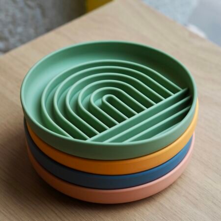 Tapis de léchage arc-en-ciel