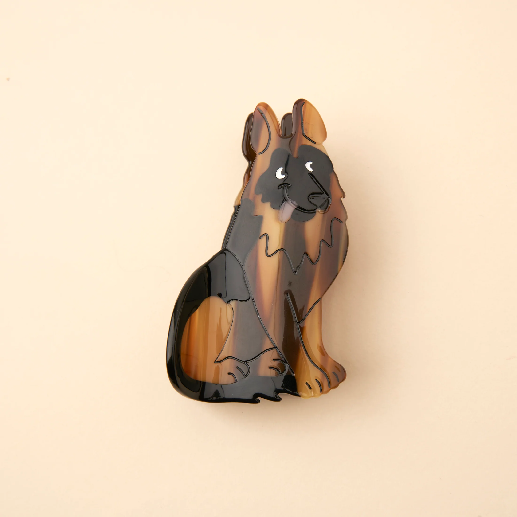 Pince à cheveux motif Berger Allemand