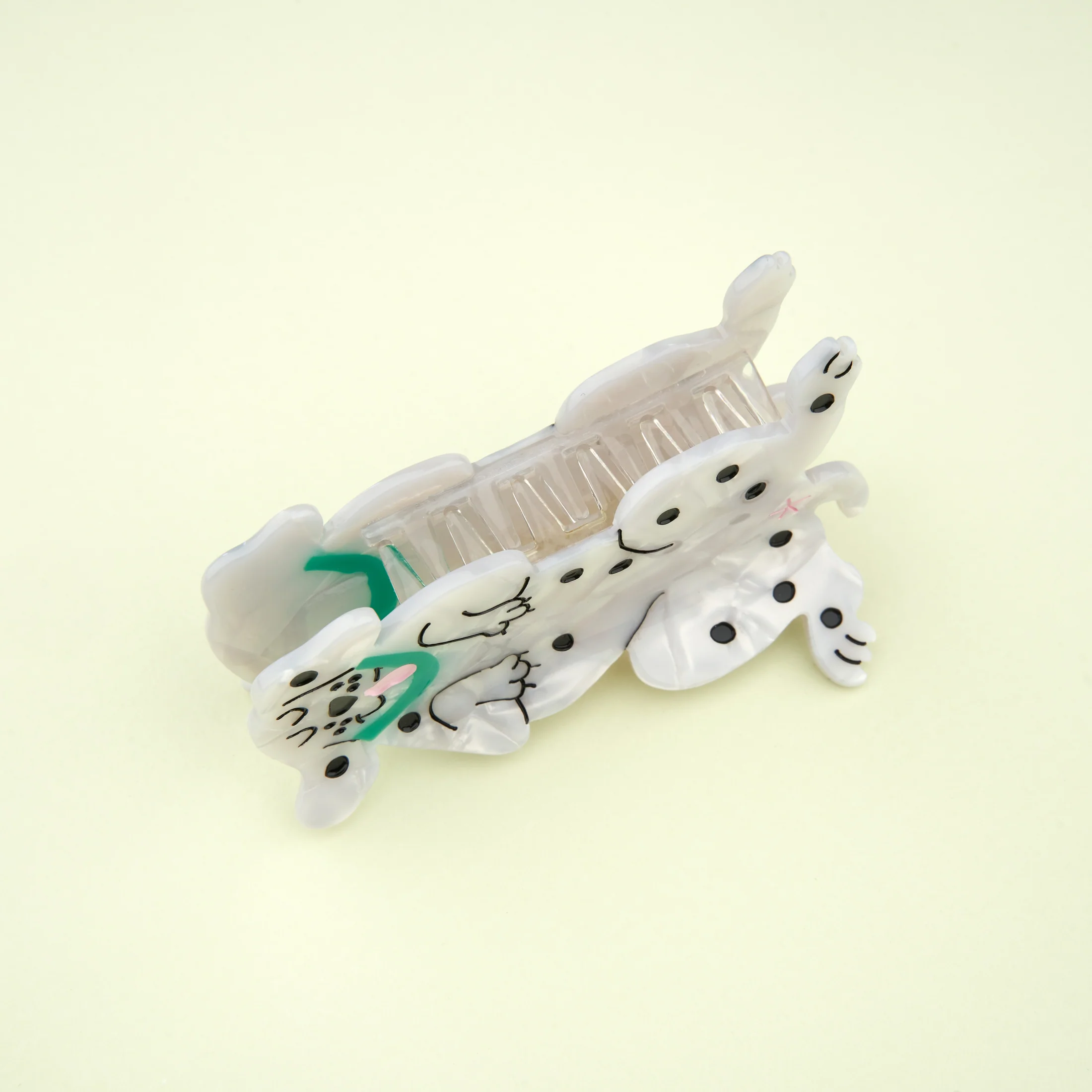 Pince à cheveux motif Dalmatien – Image 2