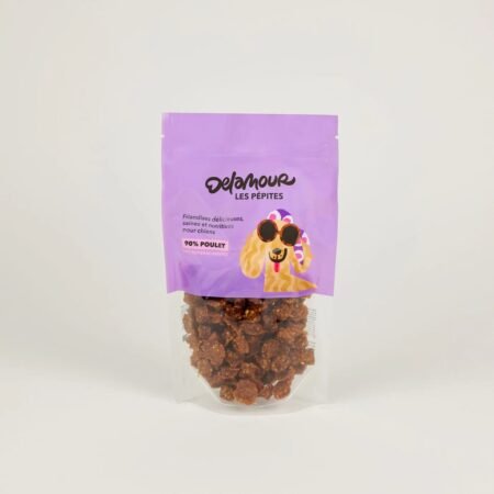 Friandises naturelles pour chien – Les Pépites au poulet (format recharge)