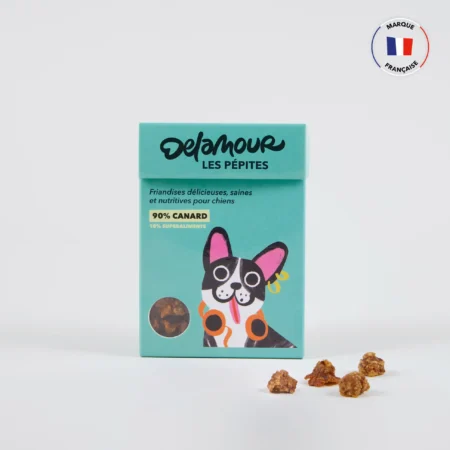 Friandises naturelles pour chien – Les Pépites au canard (format nomade)