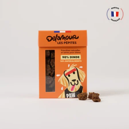 Friandises naturelles pour chien – Les Pépites à la dinde (format nomade)