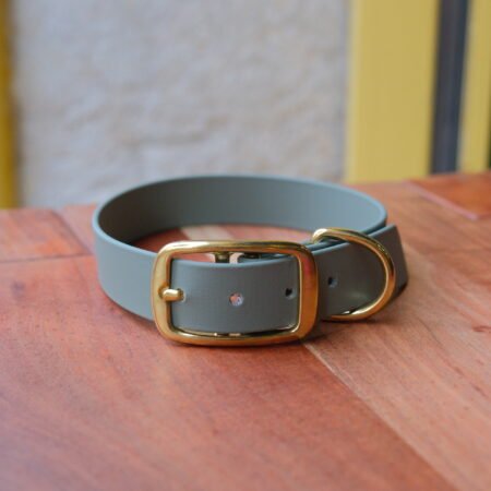 Collier en BioThane® sauge