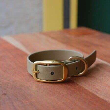 Collier en BioThane® beige