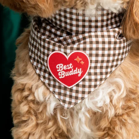 Badge à thermocoller sur bandana Best Buddy