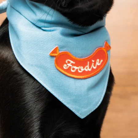 Badge à thermocoller sur bandana Foodie