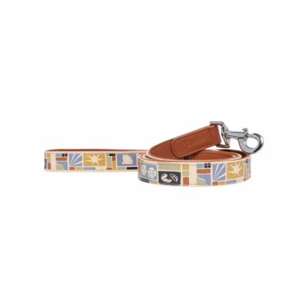 Laisse en cuir végétal 130cm Abysse