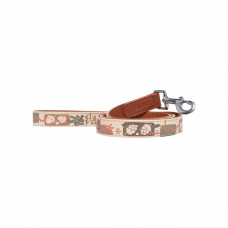 Laisse en cuir végétal 130cm Chiberta